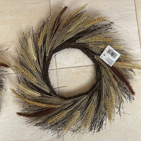 New Natural Fibers Fall Wreath (Final Price) - Picture 2 of 6